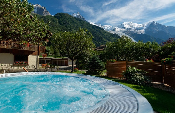 Luxury hotels in Chamonix, France.