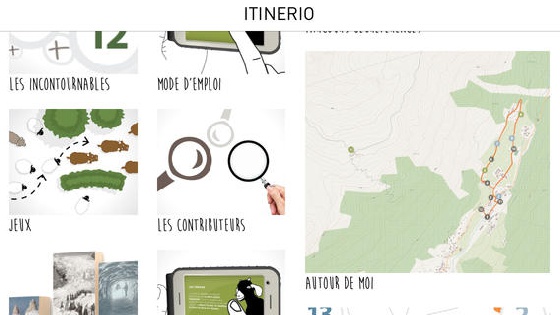Itinerio: an app to discover Chamonix Valley